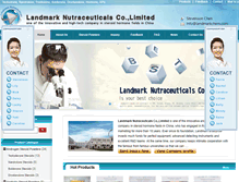 Tablet Screenshot of landmarkchem.com